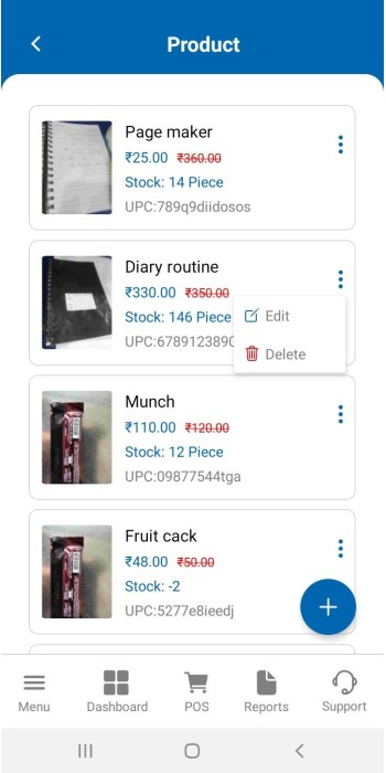 How to Edit a product?